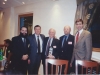 Rabbi Avraham Berkowitz,, Yuli Edelstein, Frank Brodsky co, Jerry Goodman, Shai Frankliin, Marina Roshcha Synagogue and Jewish community Center in Moscow