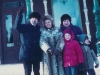 Yuli Kosharovsky, Bernice Weston, Inna Kosharovsky with kids Eli and Moti Kosharovsky, Moscow, 1988