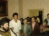Farewell party for Israeli delegation at Kholmiansky apt.  Moscow, September 10, 1985. Zeev Geizel, Simon Avital, Katia Yusefovich, Yulian Khasin, ?, Igor Gurvich, ? , Irina Brailovsky, ?Dubrovsky.
