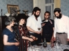 Reading of blessings and lighting of candles. Tbilisi, 1986, co RS